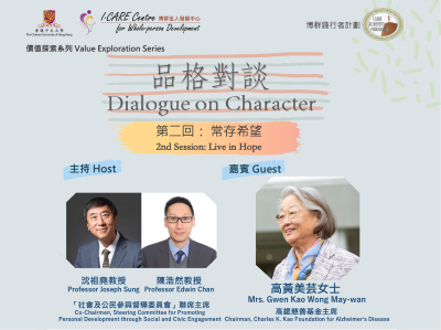 2nd Session of Dialogue on Character: Live in Hope